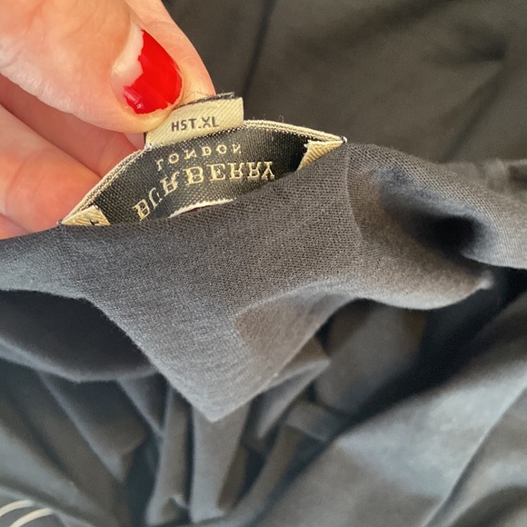 Burberry Long Sleeve Black Logo Shirt - Picture 9 of 12